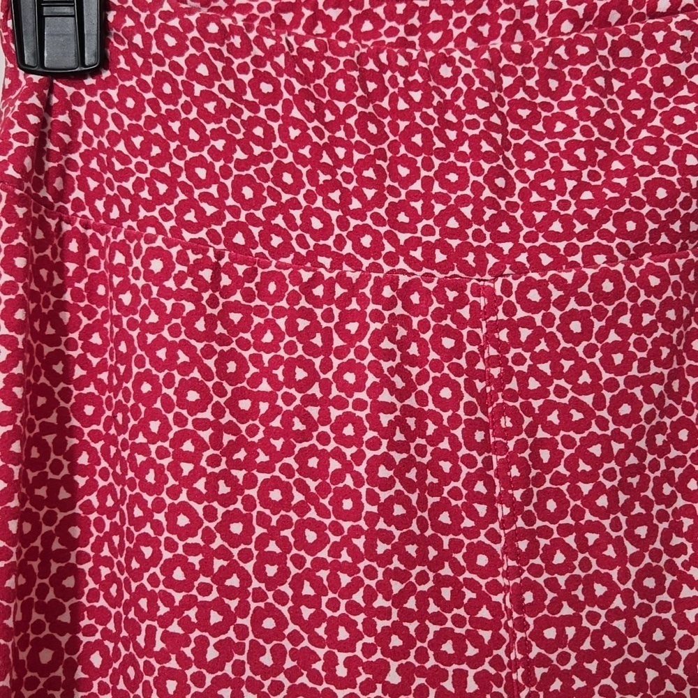 Lularoe Pink Mystery Patterned Leggings Pink/Red? One SIZE Good Used Condition - Picture 2 of 5
